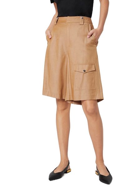 

motf premium viscose loose bermuda shorts q2db#, White;black