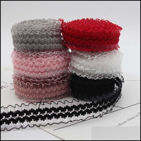 Ferramentas de tecido de costura de fita Ferramentas para crian￧as beb￪s Maternidade 15mm Coroa dupla transparente Filamento Elastic Lace el￡stico Chap￩u de pente
