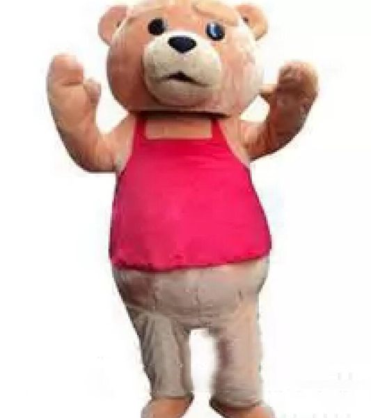 Fábrica Hot New Urso Mascote Traje bonito dos desenhos animados personagem personagem mascote festa vestido