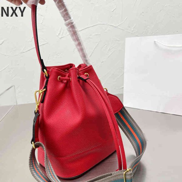 

evening bags designer bucket women shoulder bag handbag leather clutch high capacity crossbody female purses 220510