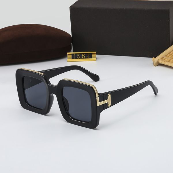 

designer sunglasses luxury brand james bond tom sun glasses stylish fashion polarized sunglass for mens and womens driving glass uv400 with, White;black
