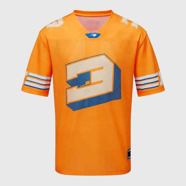 

daniel ricciardo mclaren f1 t shirt official website us awards jersey formula racing suit sports men's t-shirt loose women tees o6t4, White;black