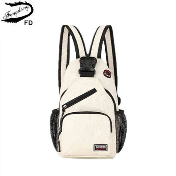 

backpack bag backpack style bagfengdong women mini small chest bag sling messenger female sport travel crossbody girl back pack 220723