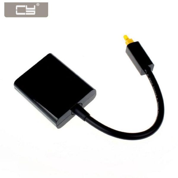 Cavi per computer Connettori Doppia porta Tos Link Adattatore splitter audio ottico digitale Cavo in fibra ottica 1 in 2 uscite Nero ColorComputer