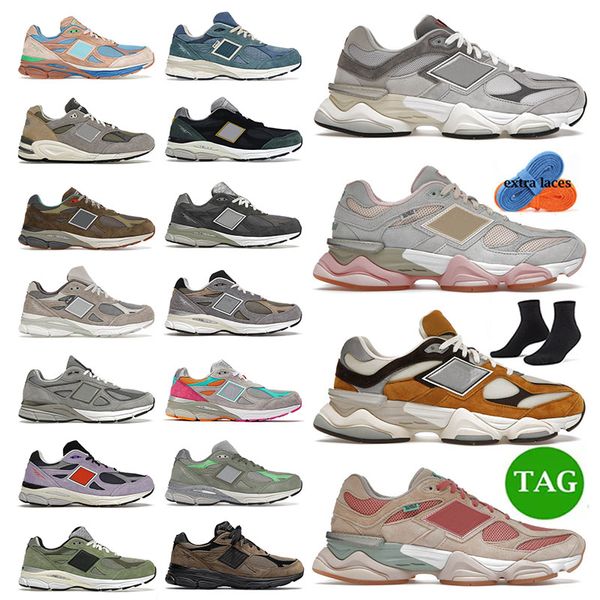 

990v3 9060 designer casual shoes mens womens jjjjound brown black olive grey rain cloud grey workwear joe freshgoods inside voices 990 v3 ou