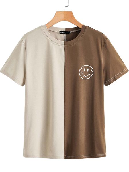 

plus colorblock cartoon graphic tee l5dw#, Black