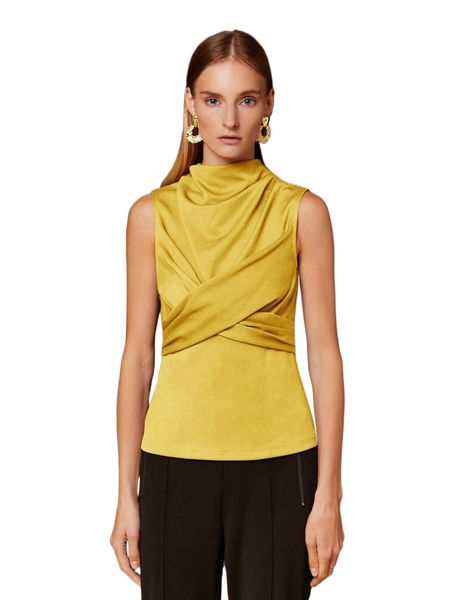 

motf premium draped wrap tank 72bm#, White