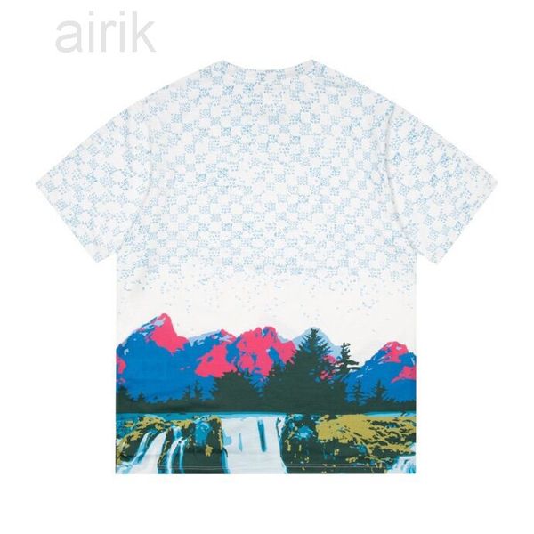 

2023ss spring summer designer letter print t-shirt cotton fabric round neck pullover short sleeve t-shirt sweater h934a size m-3xl, Black;brown