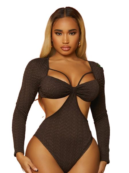 

sxy ruched bust backless bodysuit a8na#, White