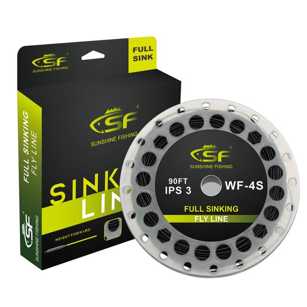 

sf full sinking fly fishing line weight forward taper fly line wf 4 5 6 7 8 9 90ft ips3/ips5