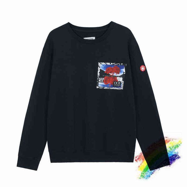 

cavempt ce crewneck men woman sweatshirts cav empt hoodies t220721, Black