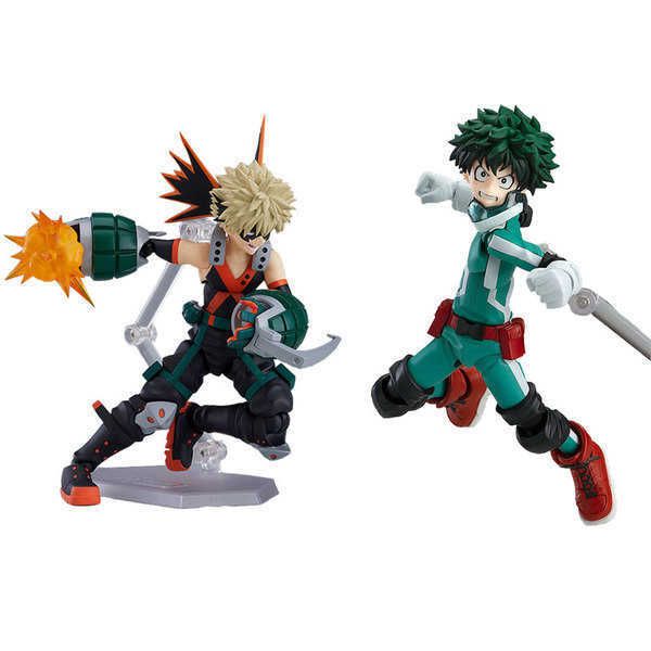 

huiya01 figma 443 323 my hero academia bakugou katsuki midoriya izuku pvc action figure model anime figure collectible toy doll q0722