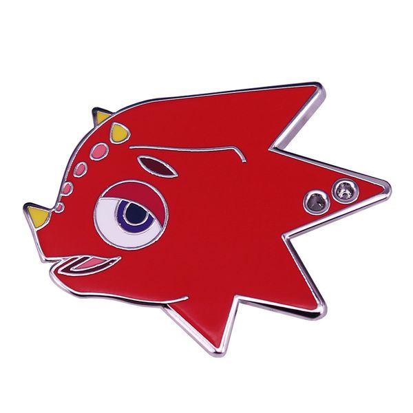 

animal crossing enamel pin flick pin enamel lapel, Blue