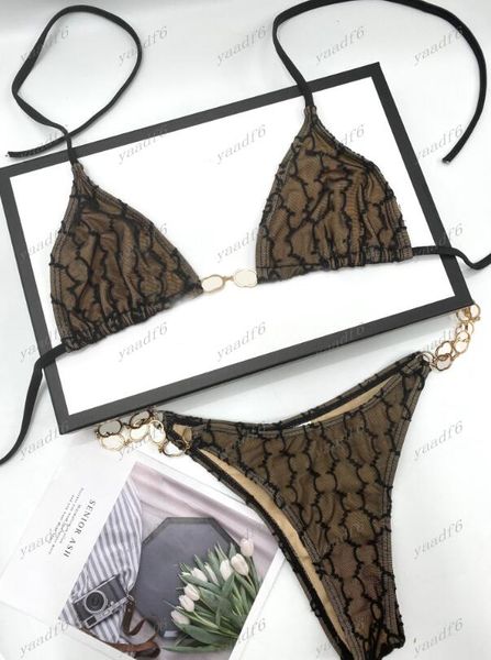 

2023 summer fashion designer women's swimsuit womens swimwear comfortable lace g letter g embroidery multi-color large size, White;black