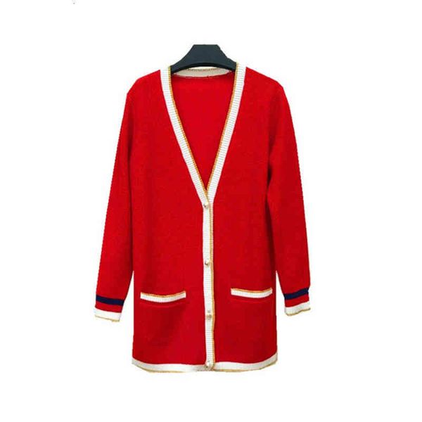 

women's hoodies sweatshirts spring and summer small fragrance style gold lace large knitted cardigan women's coat, Black