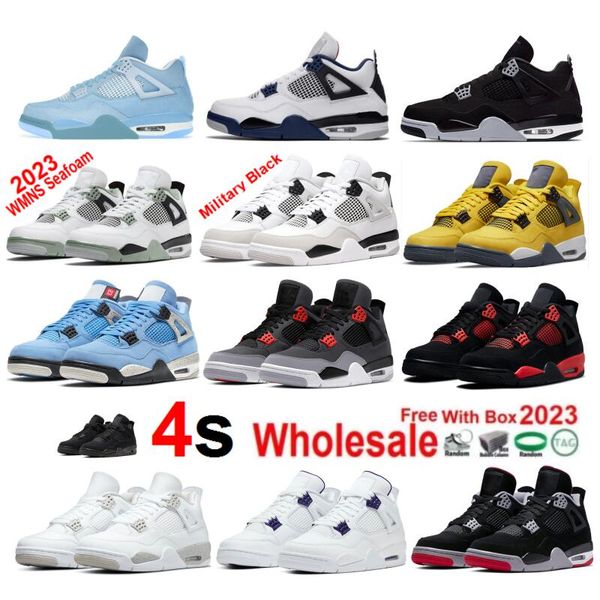 

wmns seafoam 4 purple metallic 4s basketball shoes men women 2023 red thunder infrared oreo se craft neon fire red with box midnight navy br