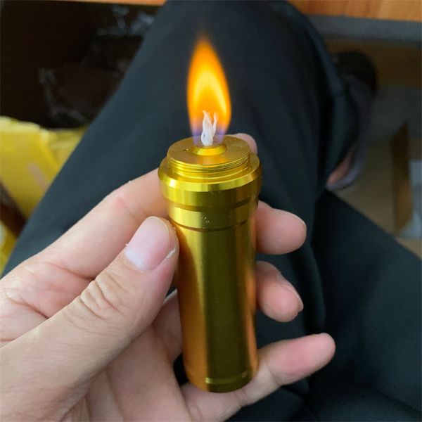 Rauchen Zubehör 9cm Mini Aluminium Alcohol Lampe Raucher Labor Zubehör Gold Edelstahl Kein Alkohol Für Wasser Öl Rig Bong Huka