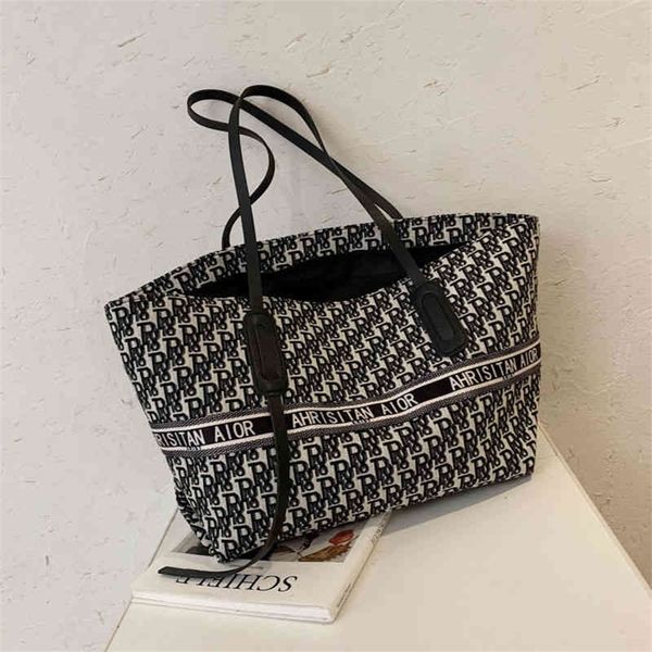 

star same style net red bag women korean fashion canvas shoulder high capacity women's tote bag purses outlet online