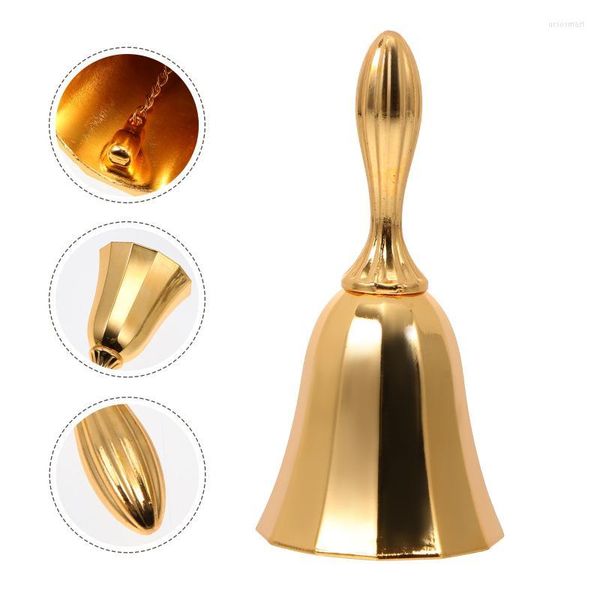 Вечеринка поставляет другое мероприятие Bell Christmas Hand Service Bells Handsheld Musical Metal Call Instruments Claus Santa Jingle ужин