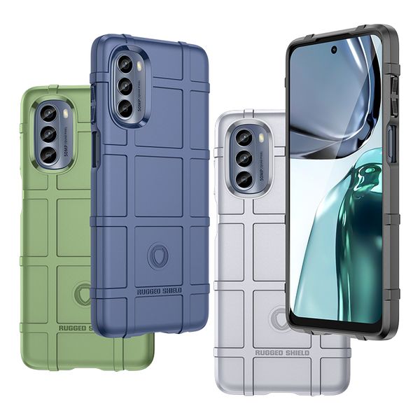 Casos de telefone celular de silicone de escudo robusto militar para Moto G22 E32 E32S Edge Plus 2022 G52 G82 G71S G42 G32 G62 5G CHOQUE AO