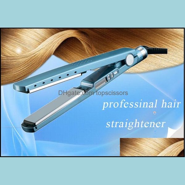 

hair straighteners care styling tools products dropship new pro na-no titanium 1 1/4 plate flat iron ionic straightener 20pcs guangzhou1, Black