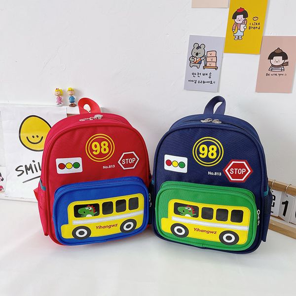 

new children lightweight printing backpack boys car world cartoon school bags for kids waterproof bagpack girls bookbag mochila