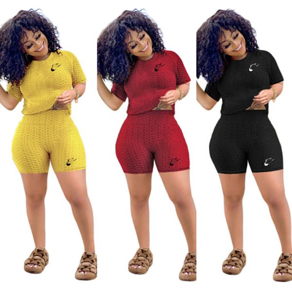 

summer streetwear 2 two piece sets woman 4 colors outfit sleeveless backless crop laceup shorts set biker fitness tracksuit 4836, Gray