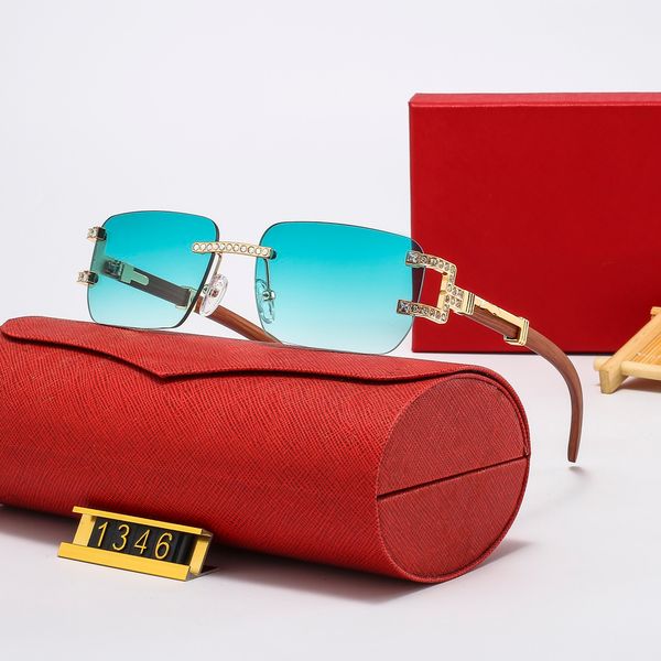 

wholesale sale rimless exquisite fashion sunglasses metal driving glasses c decor designer uv400 lens glasses, White;black