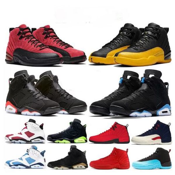

12 12s mens basketball shoes reverse flu game indigo gym red fiba dark taxi university gold mens sports trainers sneakers shoe shoes