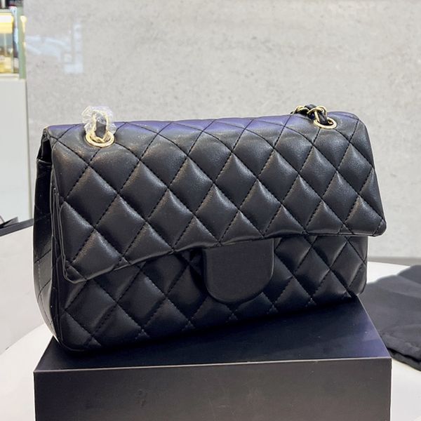 

fashion designer bags ladies handbags wallets chain messenger bags small shoulder leather classic black tote 011