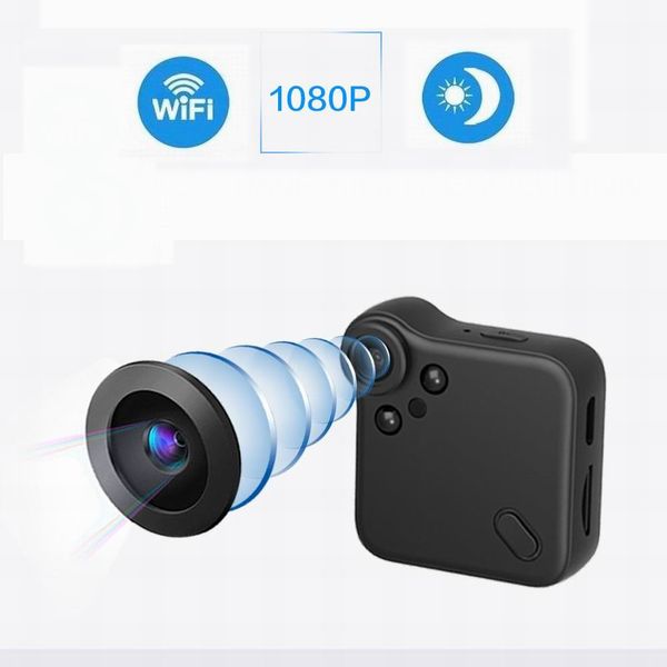 WiFi Wireless HD Mini videocamera C1S Body Cam Visione notturna Videoregistratore audio Videocamera segreta Espias Gizli Kamera Micro Camaras per casa, ufficio Suiverllance DV