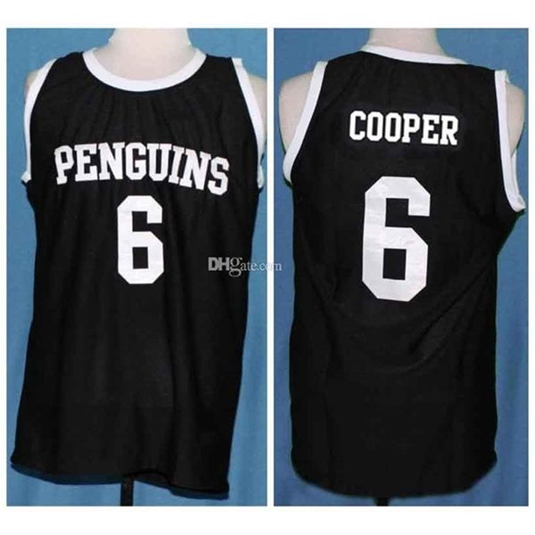 Nikivip Hangin 'com o Sr. Mark Cooper 6 Oakbridge Penguins Basketball Jersey High School Retro Men's Stitched Number Name Jerseys