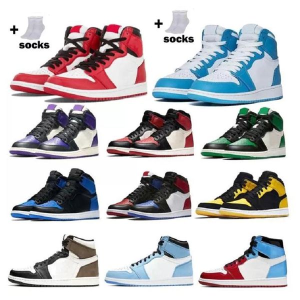 

kids big boy jordam jumpman 1 1s high og basketball shoes university blue s232h, Black