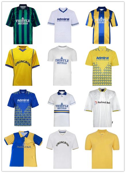 

hasselbaink retro soccer jerseys united 1972 78 89 90 91 92 93 95 96 97 98 99 00 01 02 classic football shirt smith kewell hopkin batty miln, Black;yellow