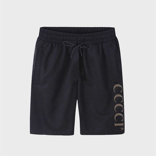 Shorts masculinos de grife plus size calças casuais de verão estampadas esportivas de algodão preto e branco curtas soltas grande tamanho asiático M-6XL 347