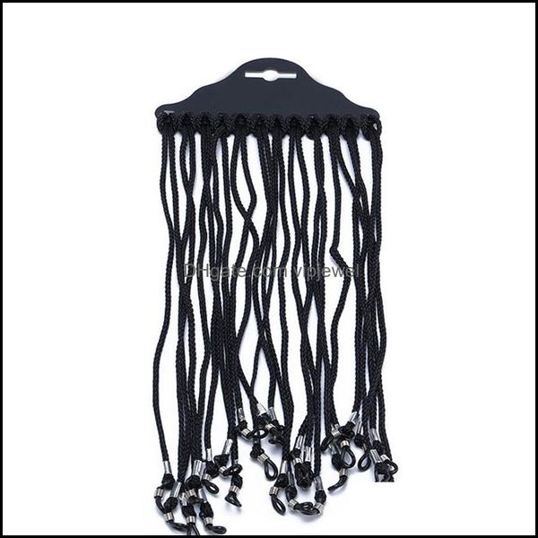 Catene per occhiali Accessori per occhiali Moda Colore nero Occhiali per occhiali Occhiali da sole Cordoncino per collo String Hold Dhsdl