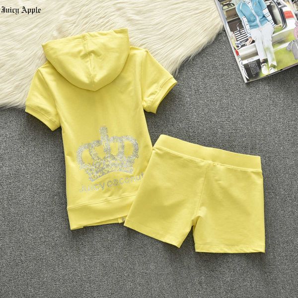 

juicy apple tracksuit women casual solid loose shorts set summer short sleeve and shorts 2 pieces suit sportwear outfits, Gray