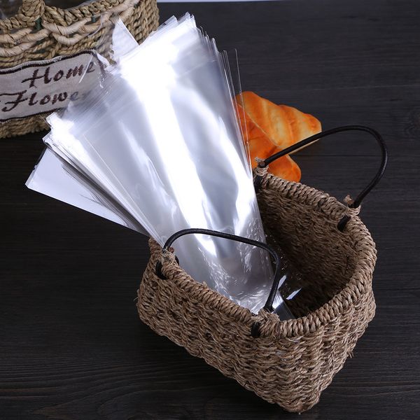 

50pcs transparent triangular bag decorating tool opp plastic candy biscuit packaging bag cake