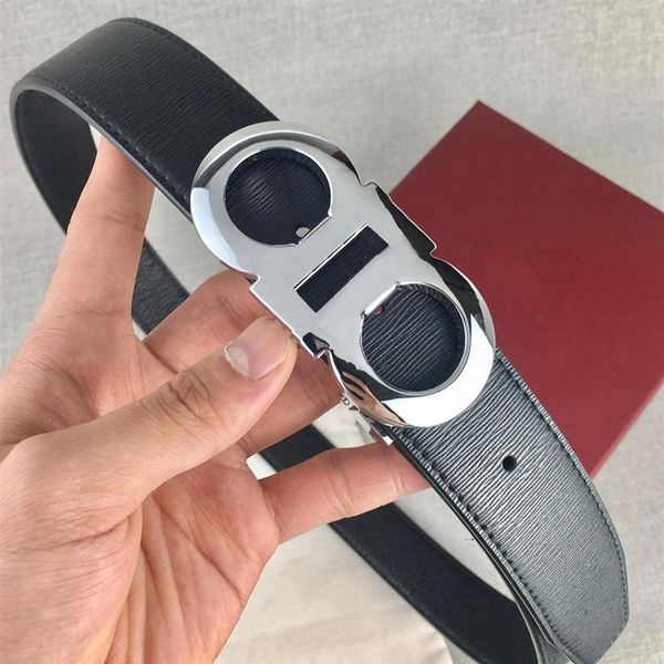 

mens woman belts cowhide belt fashion man womens smooth needle buckle highly quality252e, Black;brown