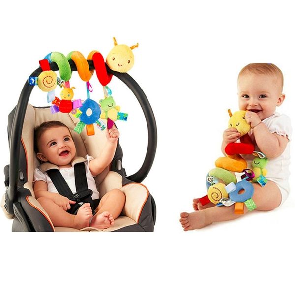 Atividade fofa Atividade Musical Spiral Berkler Carrinho de carro Viagem pendurada brinquedos bebês meninos garotas chocates 220531