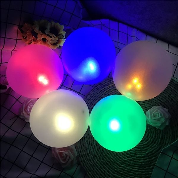 10 Pz Interruttore Palloncino LED Flash Lampade luminose Tumbler Light Bar Lanterna Natale Decorazione della festa nuziale Compleanno Decor Adulto 220811