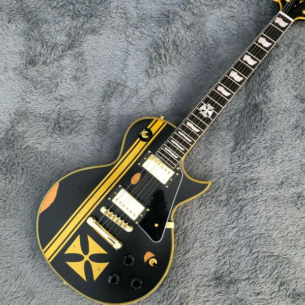 

diy retro stickers 6 string electric guitar