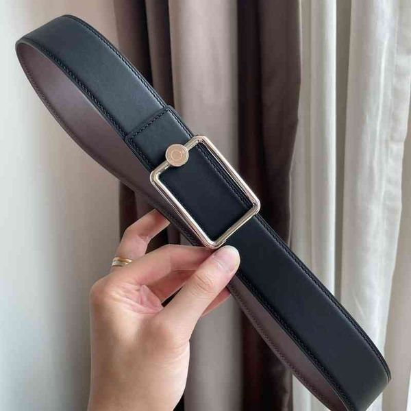 

designer belts herme belt new double-sided leather belt men's pure cow h-buckle classic emma h family luxury, Black;brown