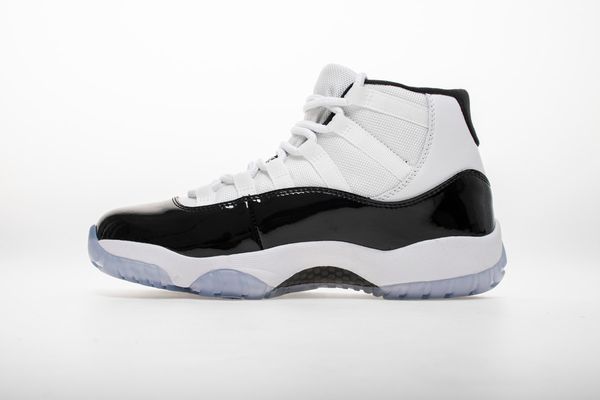 

mens jumpman 11 xi retro concord basketball shoes sports sneakers real leather color whiteblack-dark concord size 36-47 available