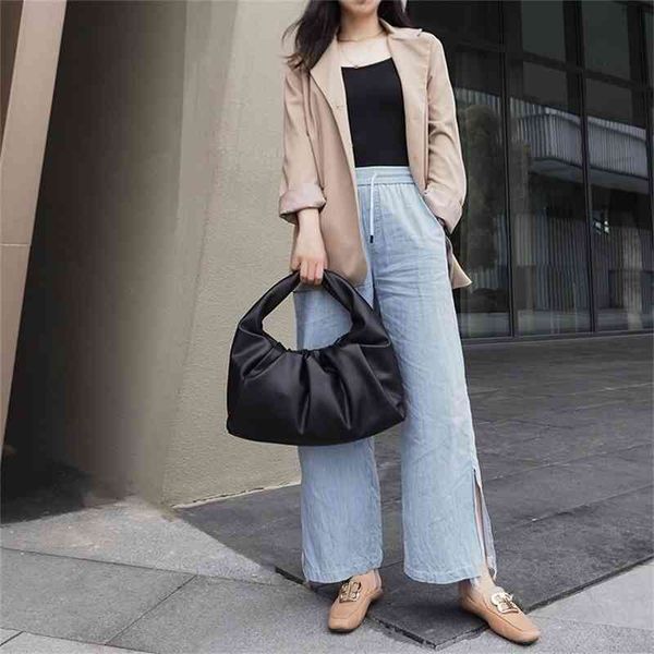 

original edition brand handbags bottegass venetas's designer and autumn winter 2022 leather women's single shoulder underarm ox ho