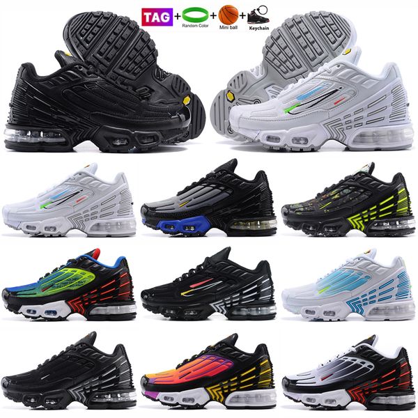 

tn plus 3 kids shoes men women triple black white red blue blood orange crater hyper violet trainers boys girls outdoor sports sneakers 28-3