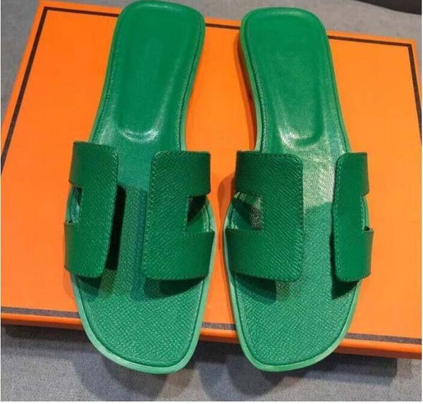 

fashion slippers designer luxury milano sandals summer casual women new flip flops lady shoes flat ladies loafer genuine patent leather, Black