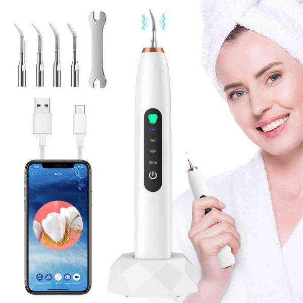 

visual ultrasonic scaler household electric tooth stone removing whitening 220625