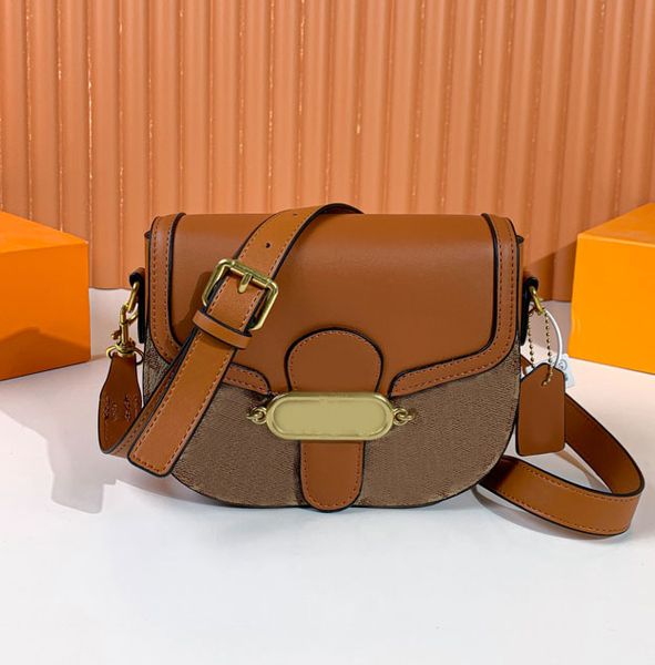 

luxury messenger cross body sling bags women designer flap shoulder crossbody small 20cm summer portable brown real leather handbags ladies