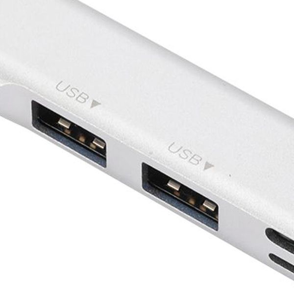Hub C Docking Station Hub USB con dongle in lega di alluminio 3.0 da 5 Gbps per laptop USB